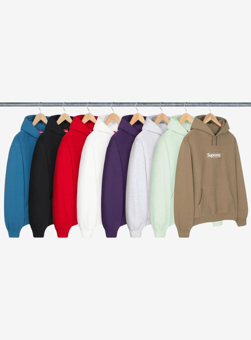 Supreme Box Logo Hoodie Purple